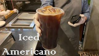 Cafe Vlog | Iced Americano | Iced Coffee | Cold drinks |