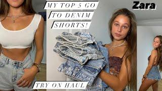 MY TOP 5 EVERYDAY GO TO DENIM SHORTS! TRY ON HAUL! / Summer 2021 // Lauren Pymm