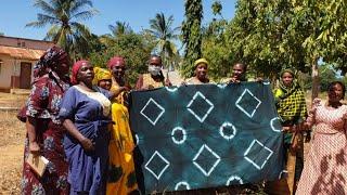 Taking our tiedye skills to a group of women entrepreneurs (teaching shibori techniques) #tiedye