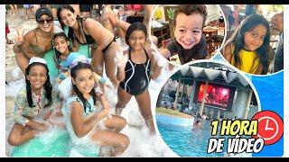 TOUR radical com minhas SOBRINHAS no hotel: brinquedao, piscinas e muita diversao