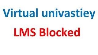 Lms Blocked 2022 / Why Lms Blocked 26 Aug 2022