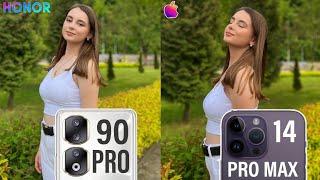 Honor 90 Pro Vs iPhone 14 Pro Max Camera Test Comparison & Review