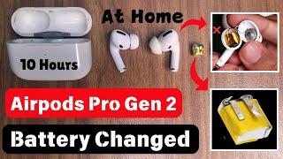 how to change airpods pro battery at home in hindi ｜मैंने airpods pro clone की बै