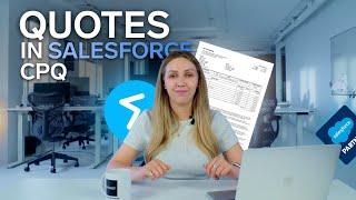 Quotes in Salesforce CPQ | How to Create Quotes in Salesforce