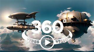 360°Skies of Invention: A 360 Adventure on a Steampunk Airship