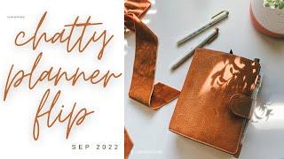 Chatty Planner Flip | VDS | Sep 2022 | Life Updates | New Freebies | New Insert 076 | Plan With Bee