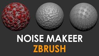 Surface Noise using Noise Maker in ZBrush