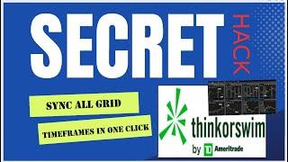 Sync All Thinkorswim Grid Chart Time Frames in One Click!