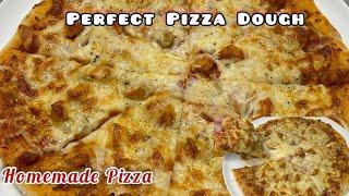 Amazing Homemade Chicken Pizza Recipe | Best Homemade Pizza Dough | Chicken Tikka Pizza | A&SCookong