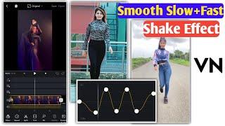 Smooth Slow & Fast Motion Video Editing in VN App | Shake Effect Video | VN Video Editing