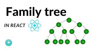 Tree structures in React - Build a family tree