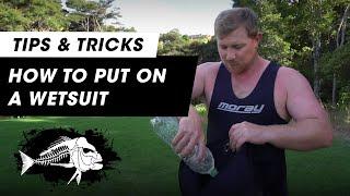 How to put on a wetsuit | Open cell spearfishing and freediving wetsuit instructions | OCEAN HUNTER