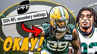 Reacting to PFF's DB Ranking of the Green Bay Packers!