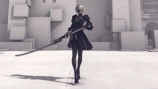 【NieR:Automata】2B 全武器モーション鑑賞動画 All actions（Moveset）