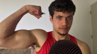 ASMR - Soft Spoken Gym Bro helps YOU 🫵