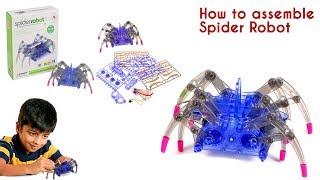 REES52 - How to Make a Spider Robot DIY Electric Toy STEP BY STEP Assembling Tutorial