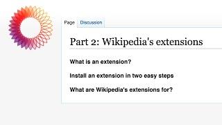 Introduction to MediaWiki 2023: Wikipedia's extensions (Part 2)