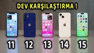 iPhone 15 | iPhone 14 | iPhone 13 | iPhone 12 | iPhone 11 | Karşılaştırma | Test