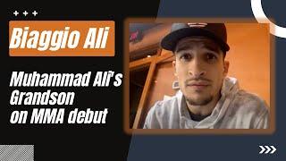 Muhammad Ali's Grandson Biaggio Ali Walsh Talks MMA Debut, favorite MMA fighter, and MMA goals