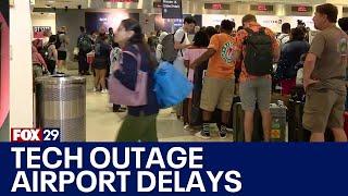 Philadelphia International Airport impacted by global tech outage