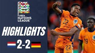 Netherlands vs Germany 2-2 Highlights UEFA Nations League 2024-25