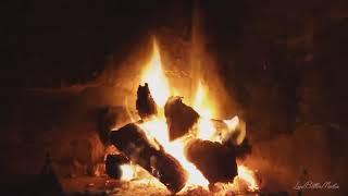 Расслабляющая музыка со звуком треск огня на Костра Костра горящий камин