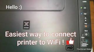 How to connect canon pixma g series printer to WiFi | Easiest method