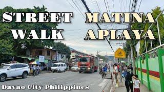 STREET WALK MATINA APLAYA DAVAO CITY PHILIPPINES 4K 