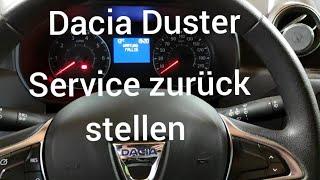 Dacia Duster 2020 Service zurück stellen ️