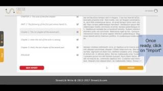 StreetLib Tutorial: Get your manuscript on StreetLib Write