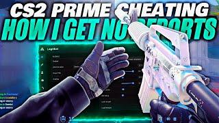 Cheating WITHOUT Getting Reports Is EASY (CS2 PRIME CHEATING)