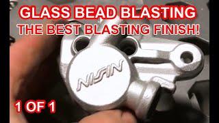 GLASS BEAD BLASTING / POLISHING ALLOY PARTS