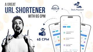 Best Highest Paying URL SHORTENER with 6$ High CPM Rate @earntimes2.0