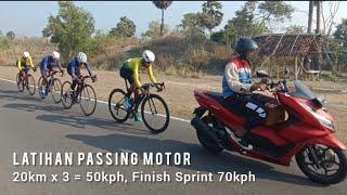 Pelajaran Passing Motor - Meningkatkan Speed dan Konsentrasi Berpeloton.