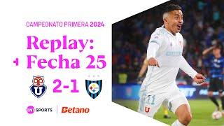 TNT Sports Replay | Universidad de Chile 2 - 1 Huachipato | Fecha 25