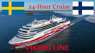 24-Hour Cruise in Baltic Sea : Viking Line | 4K 60fps