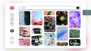 Building the Pinterest UI Clone ReactJS | For Beginners