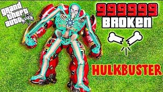 SHINCHAN: Breaking EVERY BONE As HULKBUSTER In GTA V ! ( GTA 5 mods )