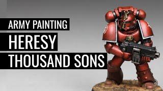 How to Paint THOUSAND SONS | WARHAMMER: THE HORUS HERESY | Space Marines |