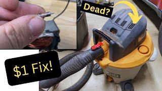 Rigid Shop Vac Revived! (Thermal Fuse Replacement)