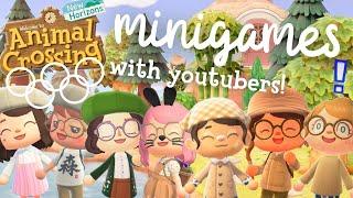 chaotic minigames with ACNH YOUTUBERS!