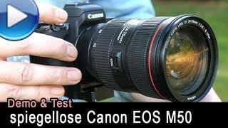 spiegellose Canon EOS M50 im Traumflieger-Test!