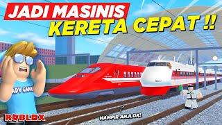 JADI MASINIS KERETA CEPAT FULL INTERIOR KELILING KOTA HAMPIR ANJLOK !! REVIEW GAME KAI - Roblox