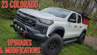 2023 Chevrolet Colorado All Modifications and upgrades I have done so far