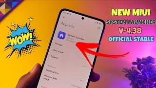 New MIUI System Launcher Update V-3.8 Stable  Install In Any Xiaomi Device || Increased smoothness