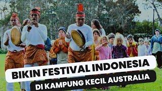 Ikut Pawai | Anak-Anak Bule Senang Pake Pakaian Adat Di Festival Indonesia - Australia 