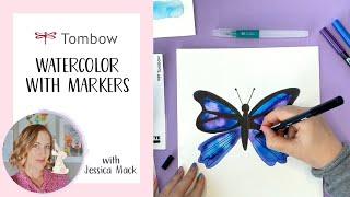 How to Use Tombow Dual Brush Pens to Watercolor