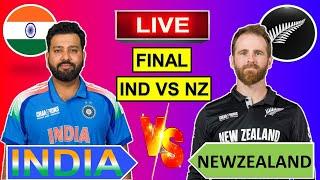 Live: India vs New Zealand Final ICC Champion Trophy |IND vs NZ |Live Cricket Match Today | Cricket