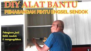 MEMASANG PINTU ENGSEL SENDOK JADI LEBIH MUDAH || DIY ALAT BANTU ENGSEL SENDOK