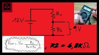 CÓMO REDUCIR 12 V A 9 V DE FORMA SENCILLA!: Diagrama + Teoría + Practica.